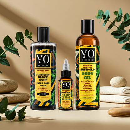 YO SKINCARE SUPA GLO Complete Routine Set