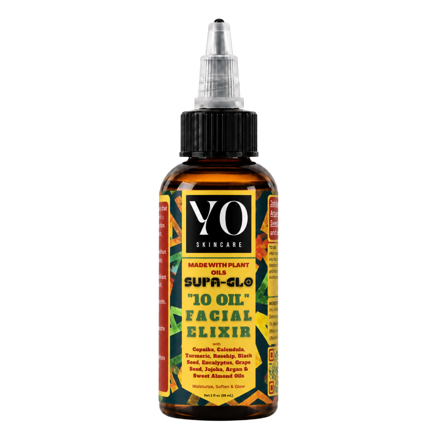 YO SKINCARE SUPA GLO 10 Oil Facial Elixir, 2 fl oz