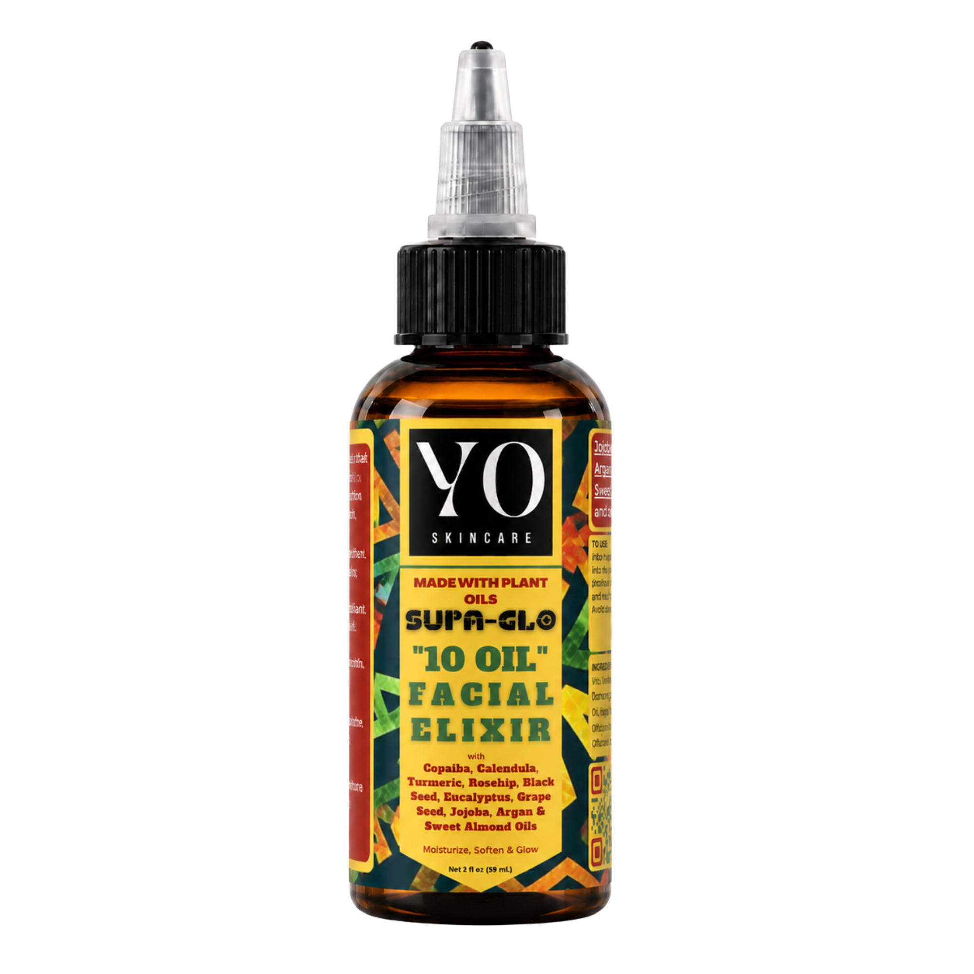 YO SKINCARE SUPA GLO 10 Oil Facial Elixir, 2 fl oz