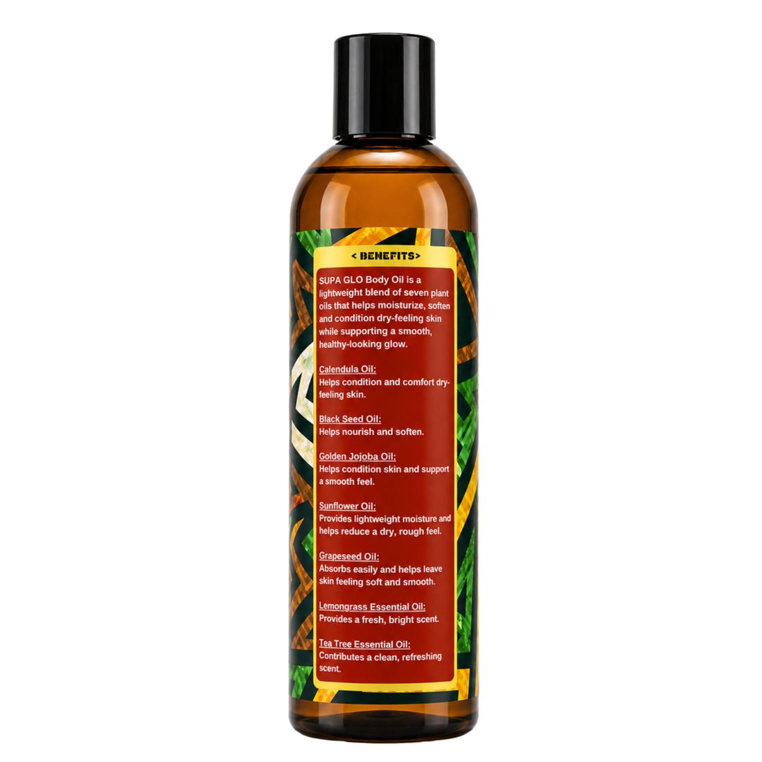 YO SKINCARE SUPA GLO Body Oil benefits side