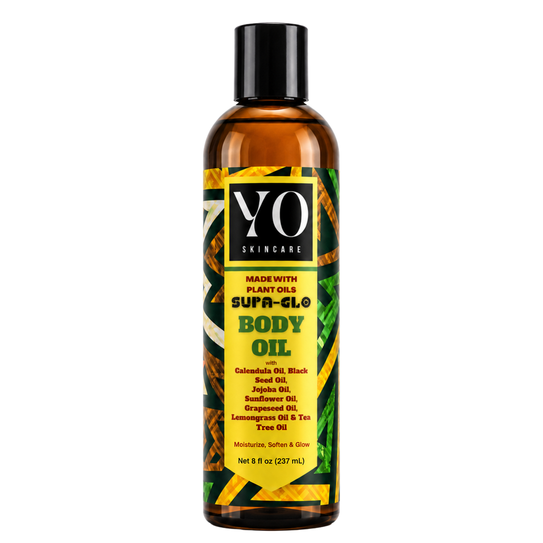 YO SKINCARE SUPA GLO Body Oil, 8 fl oz front