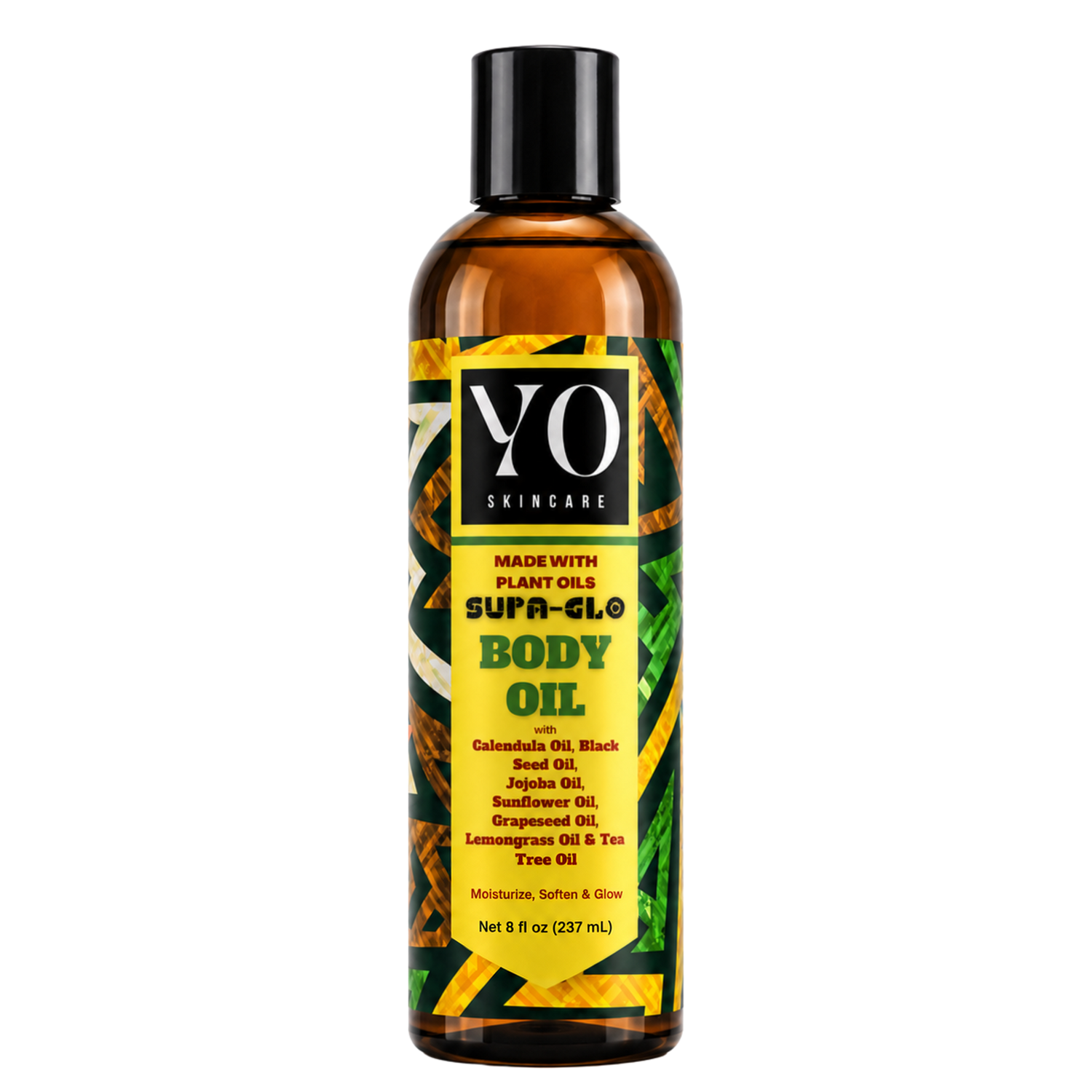 YO SKINCARE SUPA GLO Body Oil, 8 fl oz front