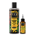 YO SKINCARE Unscented African Black Soap and SUPA GLO Facial Elixir Set