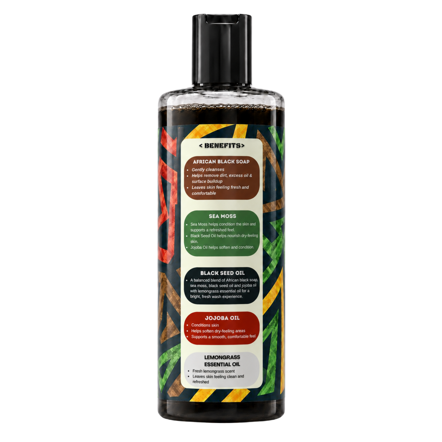 YO SKINCARE Lemongrass African Black Soap benefits side