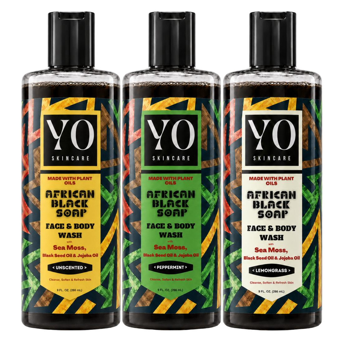 YO SKINCARE African Black Soap Variety Pack