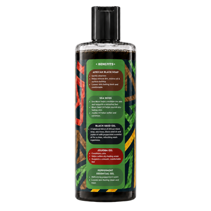 YO SKINCARE Peppermint African Black Soap benefits side