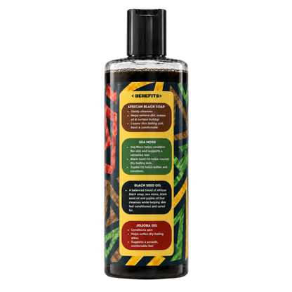 YO SKINCARE Unscented African Black Soap benefits side